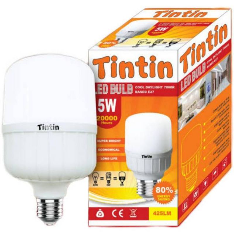 Lampu led capsule TINTIN 5W BULB murah dan hemat energi / Lampu Tintin 5 watt / Lampu LED Tintin 5 w