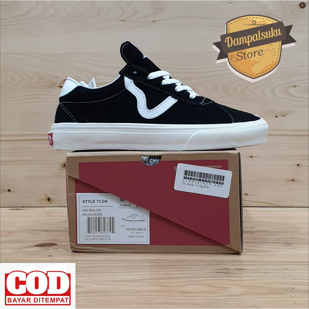 Jual Sepatu Vans Pria Oldskool Black White Hitam Putih Epoch Style 73 ...