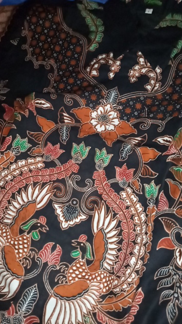 Cendrawasih Batik Solo Pendek Katun Halus Sragenan Lapis Furing