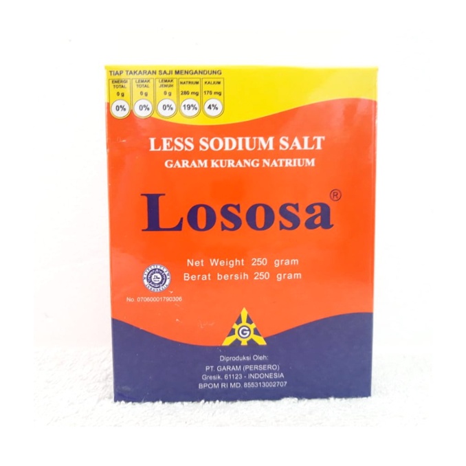 

Garam Lososa 250Gr - Garam Rendah Natrium - Garam Rendah Sodium - Garam Sehat Untuk Masak