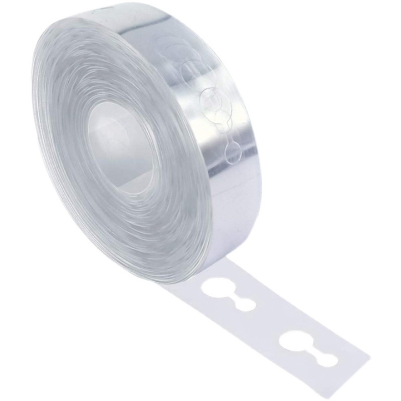 1Pc Pvc Injection Plastic Food Supermarket Hanging Strip / Balloon Connect Chain Tape Strip /Transparent Hanging Strip