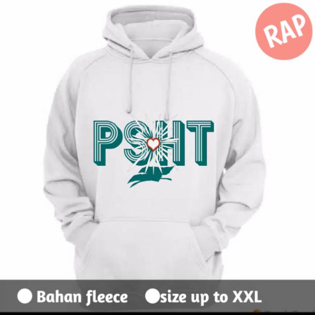Hoodie putih psht super keren jaket psht terbaru