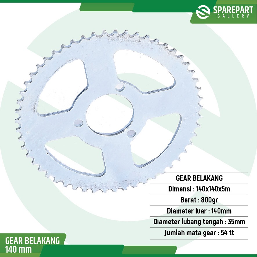 Gear Belakang Trail S897 Mr.Jackie