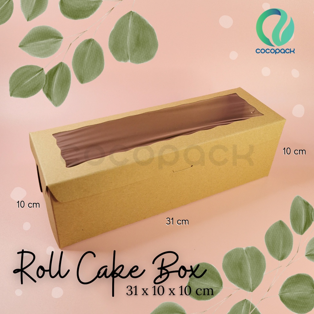 

Brownies Cake Box Brown Paper 10 PCS