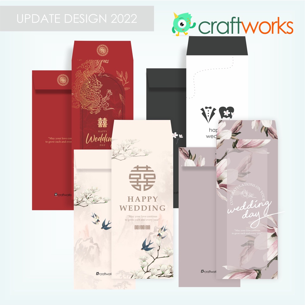 

ANGPAO WEDDING PANJANG | CUSTOM / TEMPLATE