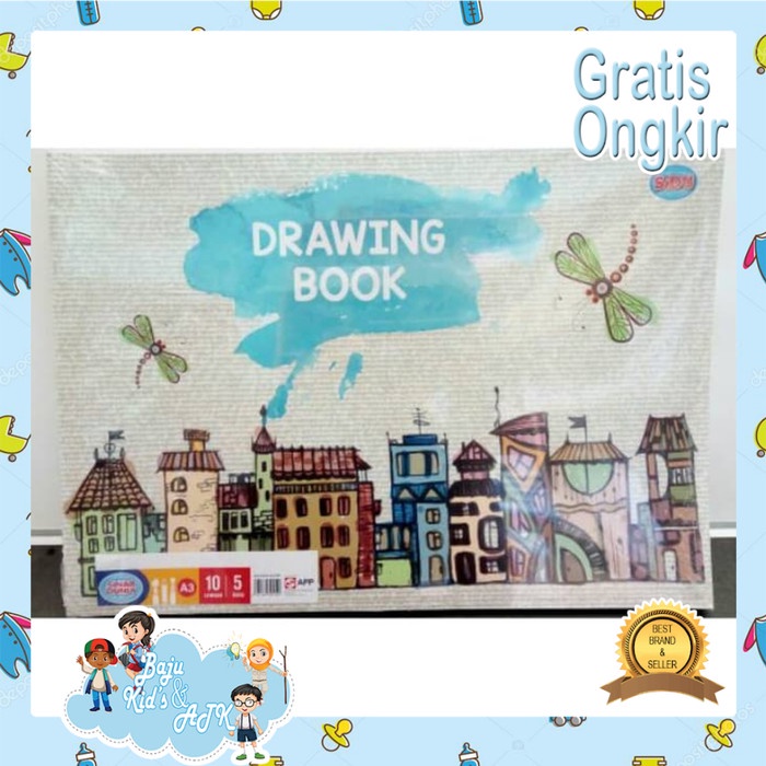 

Sketsagambar- Buku Gambar Sinar Dunia A3 / Sidu A3 -Buku-Gambar-Sketsa.