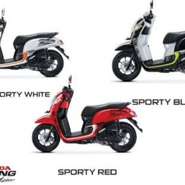 STIKER STRIPING SCOOPY FI 2017 SPORTY