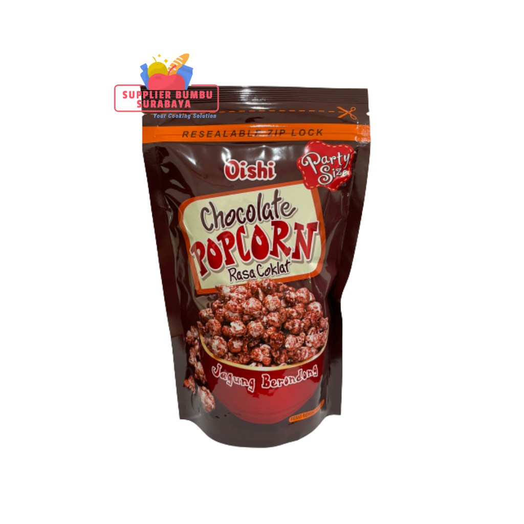 Snack Oishi Popcorn Caramel Coklat 100g