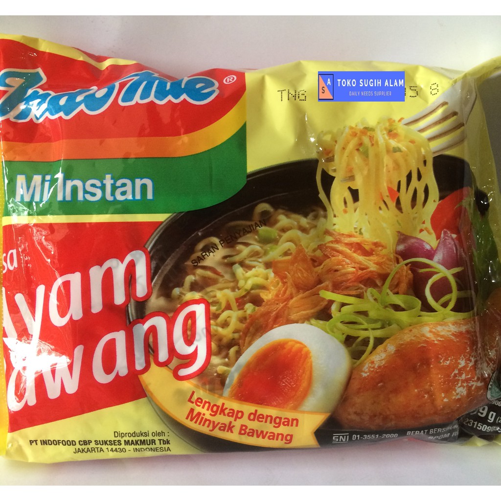 

NEW!!! GAGA MIE INDOMIE SOTO BANJAR/AYAM POP/MIEGHETTI/ AYAM BAWANG 69GR / HYPE ABIS AYAM GEPREK 85GR (MINIMAL 5PCS)