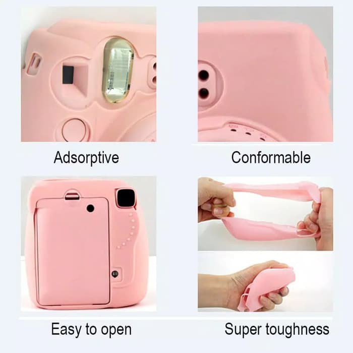 TBI Casing Silicon Klasik Kamera Fuji Instax Mini 8 / 9 Noctiluc Soft Case