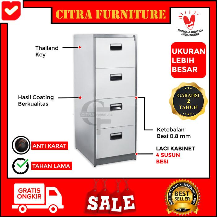 

Cabinet | Filling Kabinet Besi 4 Susun Laci|Cabinet Laci Dokumen Arsip Kantor