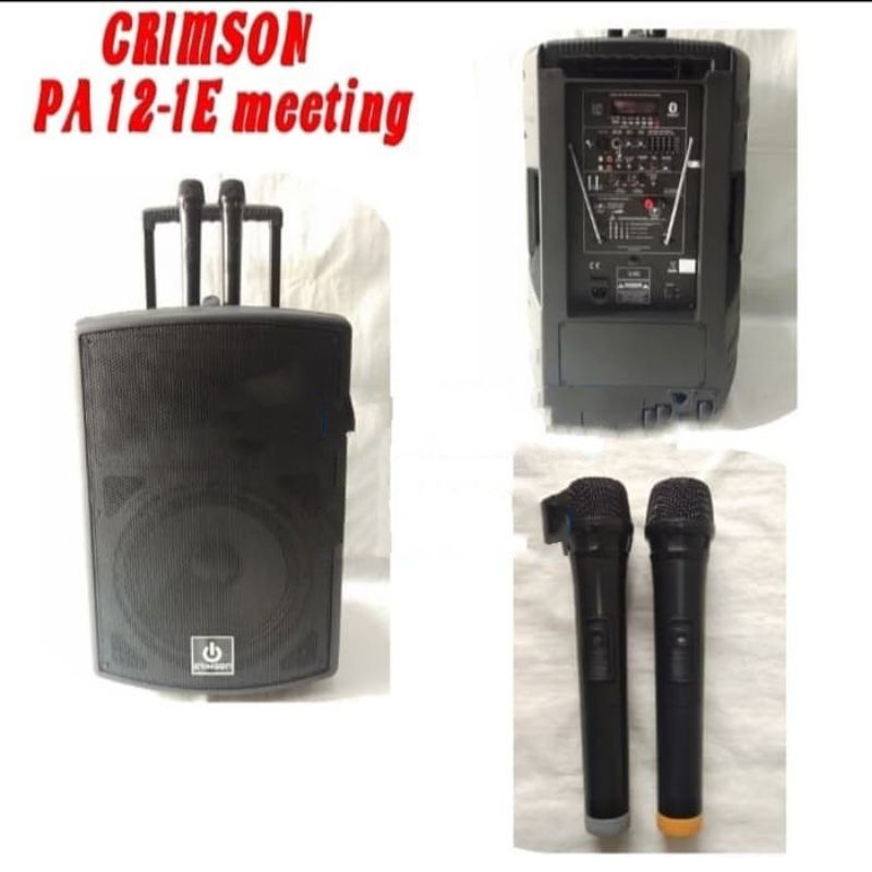 speaker portabel Crimson PA121E speaker 12 inch 400watt