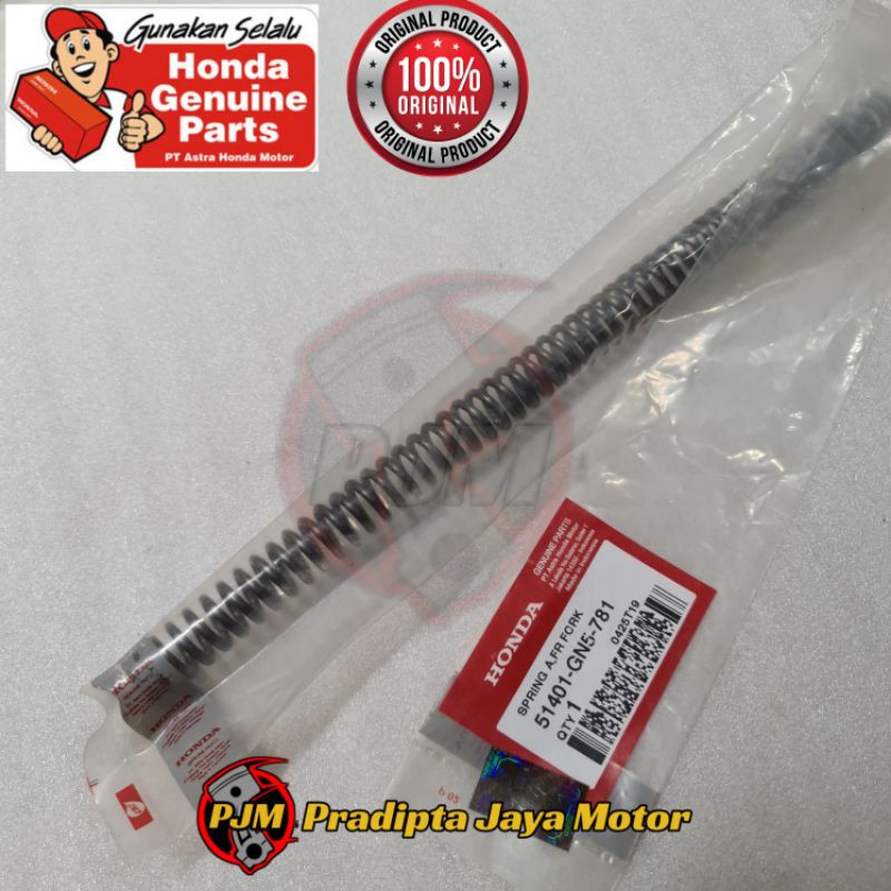 Per Shok Depan GN5 ASTREA GRAND LEGENDA ORI  Original AHM 51401-GN5-781 - Satuan - Shock Skok