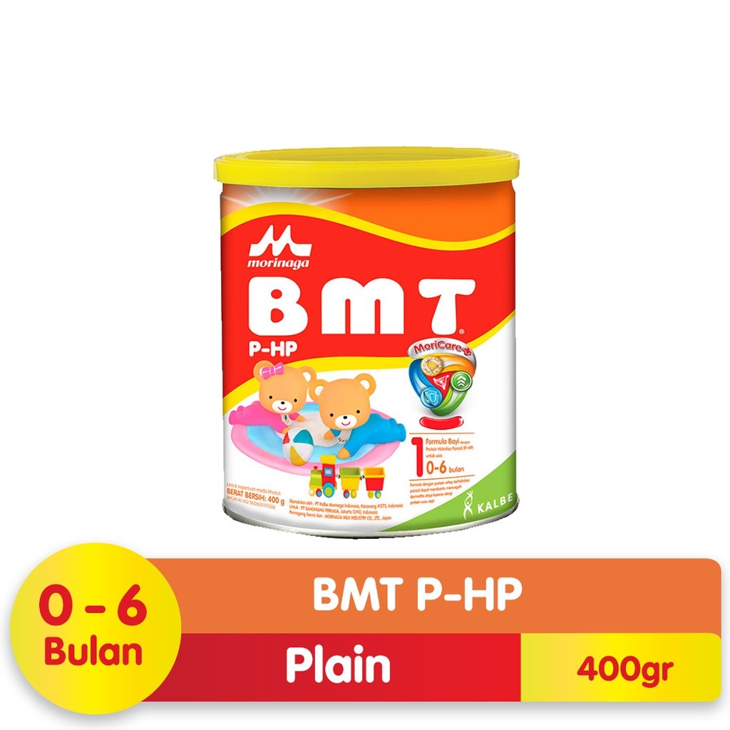 MORINAGA BMT PHP 400Gr Susu Bayi 0 - 6 Bulan Susu Formula Bayi untuk Bayi Resiko Alergi