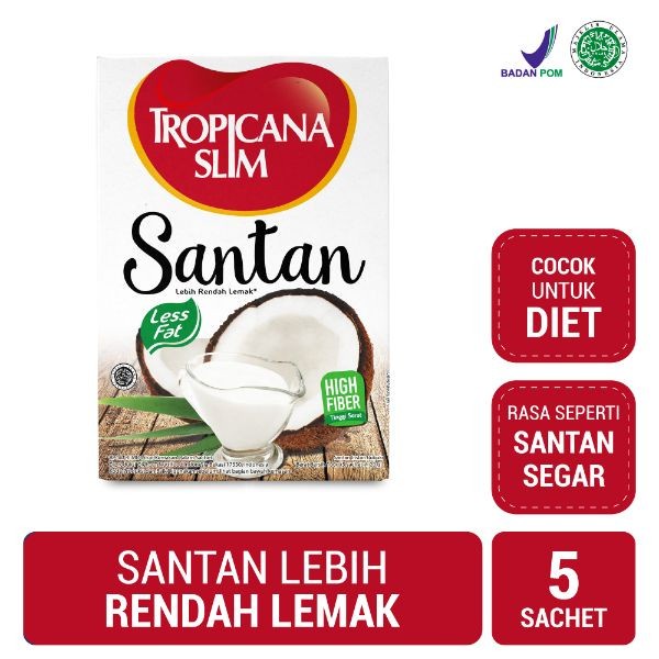 

Tropicana Slim Santan Bubuk isi 5 Sachets