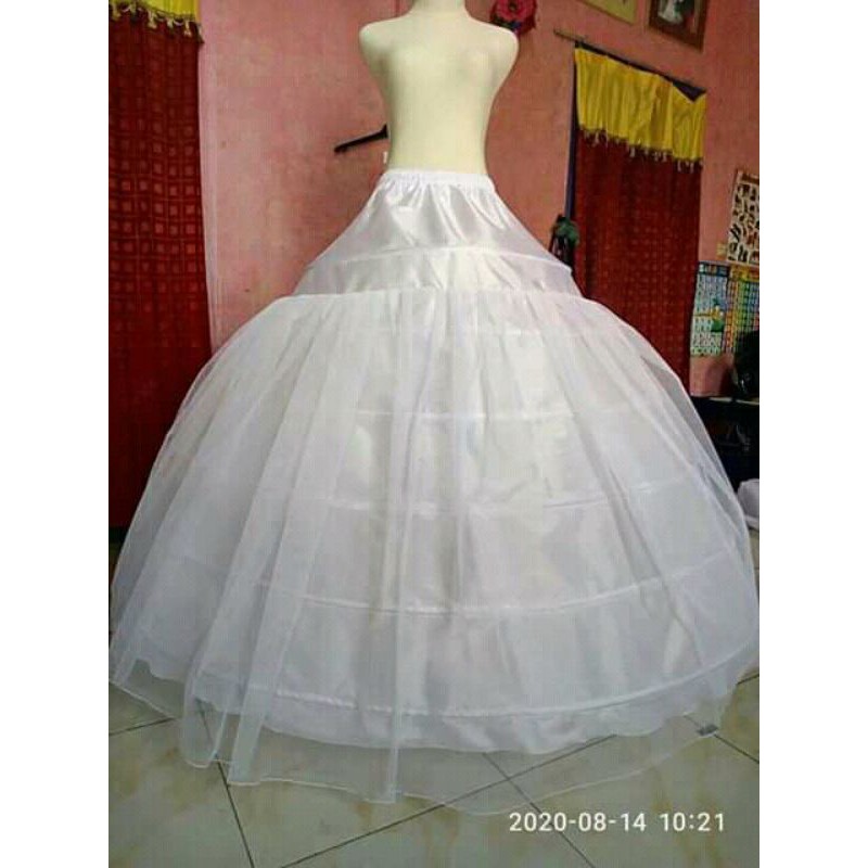 petticoat gaun ring 6 plus jala.