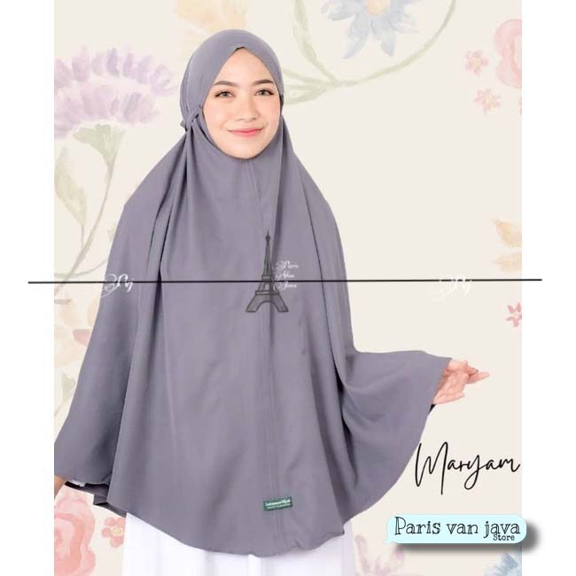 JILBAB BERGO MARYAM SYARI JUMBO MOSSCREPE XL | HIJAB BERGO SYARI JUMBO SIZE XL MOSSCREPE PREMIUM | KERUDUNG BERGO JUMBO XL