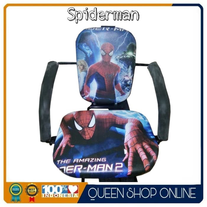Kursi Boncengan Anak Khusus Motor Manual / Bebek - Spiderman