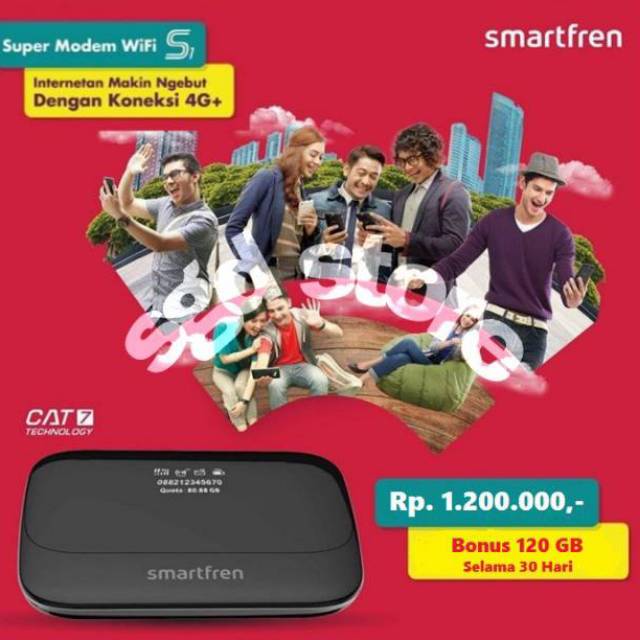 SUPER MODEM MIFI SMARTFREN S1 PAKET 1 BULAN