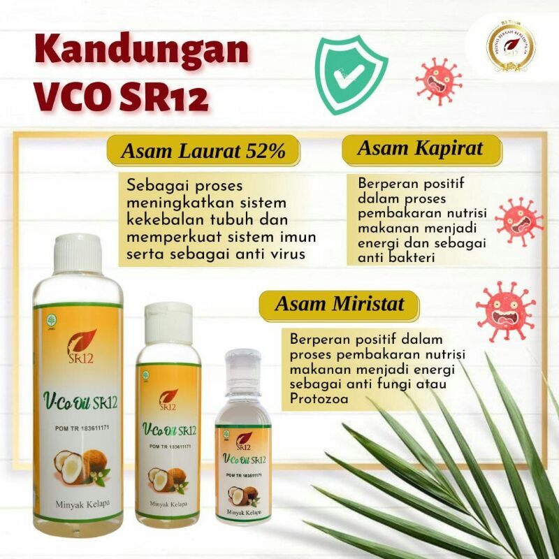 

VICO SR12/MINYAK KELAPA MURNI/MINYAK KELAPA ASLI