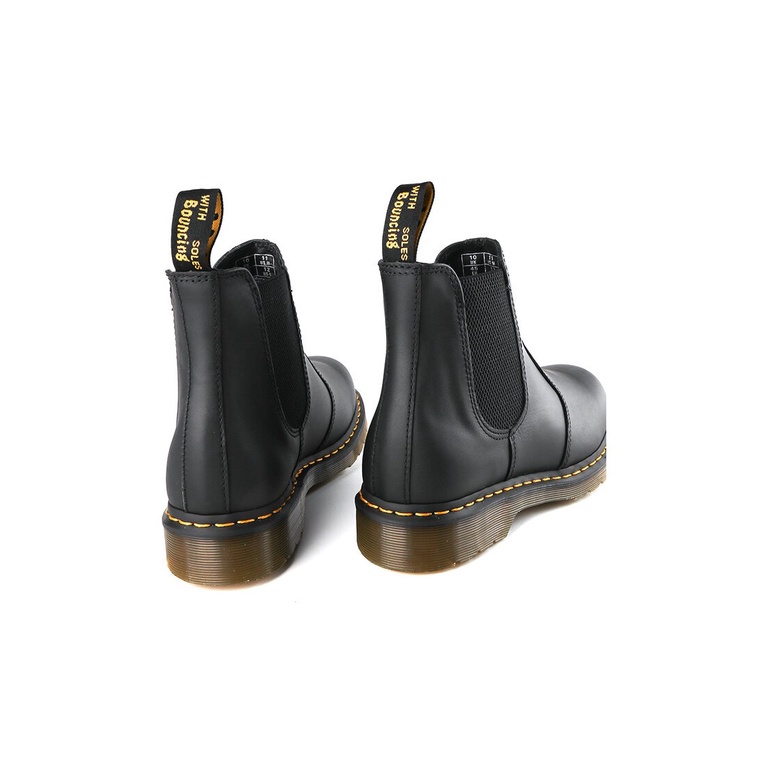 SEPATU BOOT PRIA DR MARTENS ORIGINAL DOCMART CHELSEA 2976 BLACK NAPPA