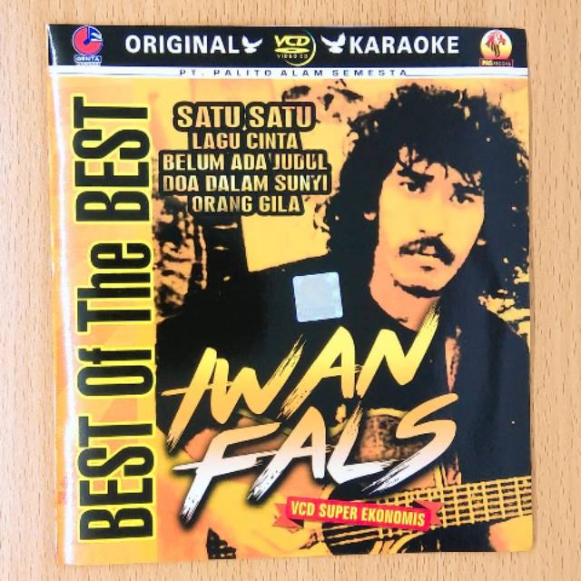 KASET VIDEO VCD ORIGINAL LAGU IWAN FALS KARAOKE