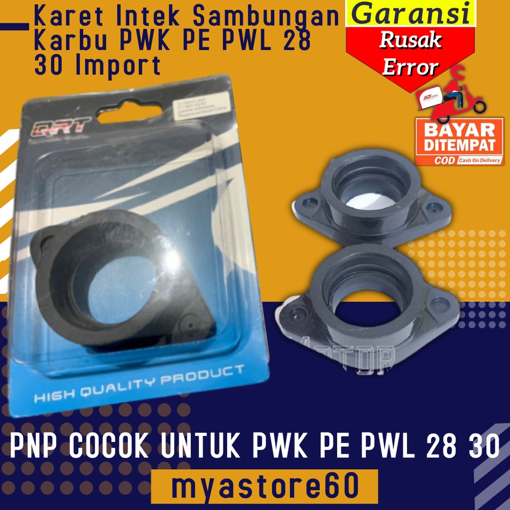 Karet Intek Manipul Karet Sambungan PE28 PWK28 PWL28 30 Penyambung Karet Intake Manpul Manipol Karbu PWK PE PWL 28 30 Import