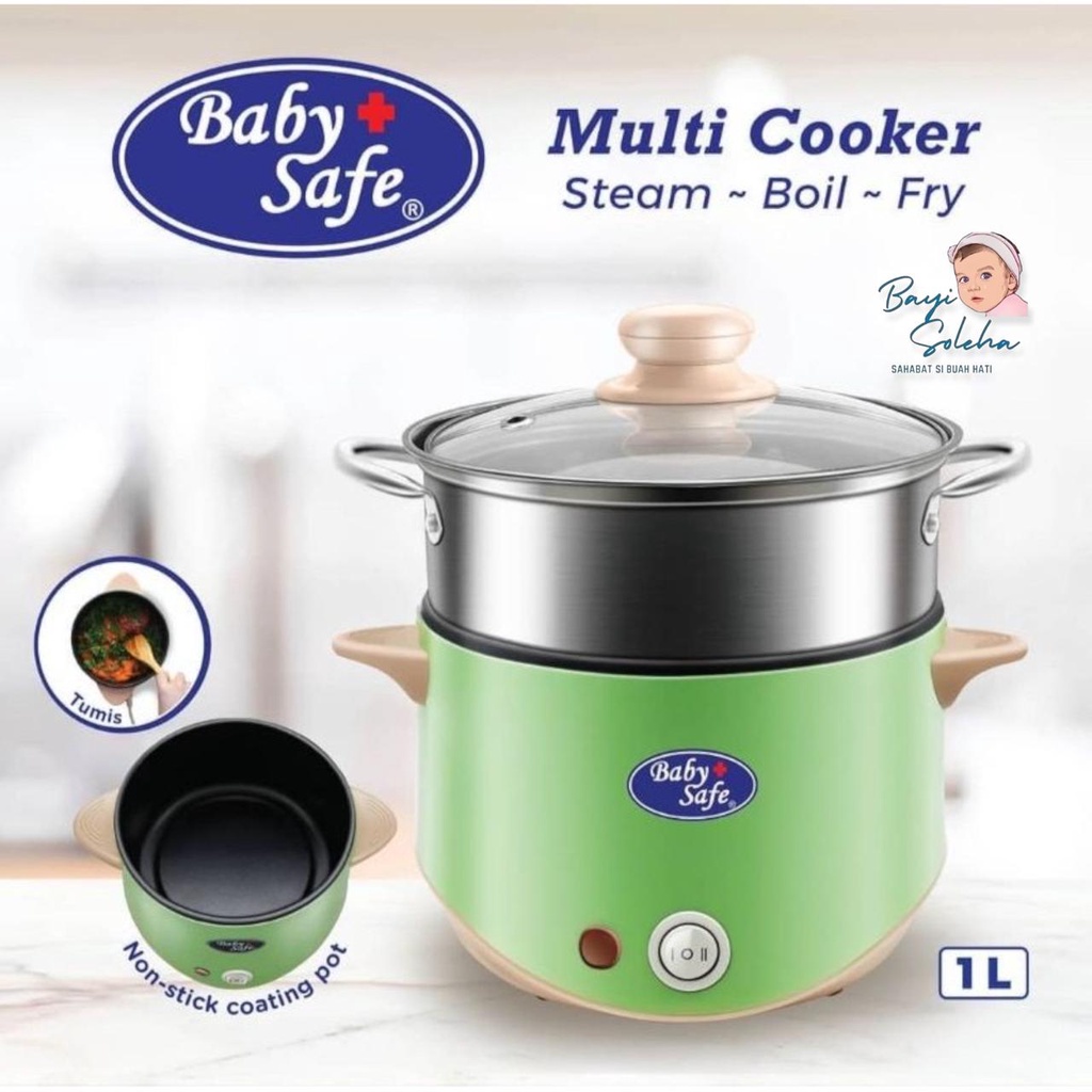 Baby Safe Alat Masak Listrik/Alat Masak MPASI Bayi/Multi Cooker LB011