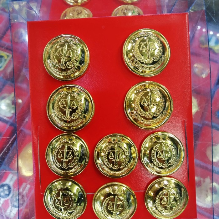 

FLASH SALE!!! KANCING PDU JAKSA KEJAKSAAN RI KANCING PDUK JAKSA TERLARIS