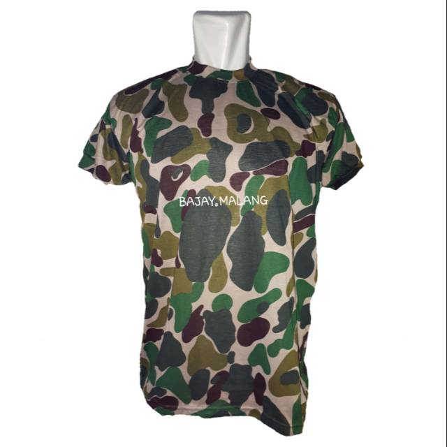 Kaos pendek loreng Marinir KKO - kaos doreng pendek TNI