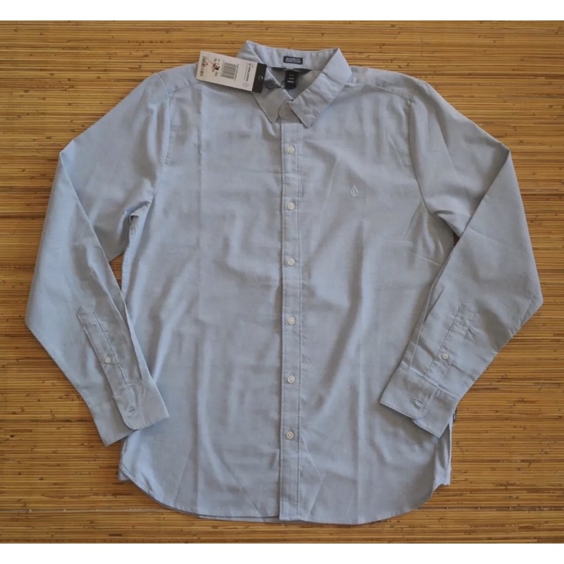 Kemeja Lengan Panjang Volcom Original BLU