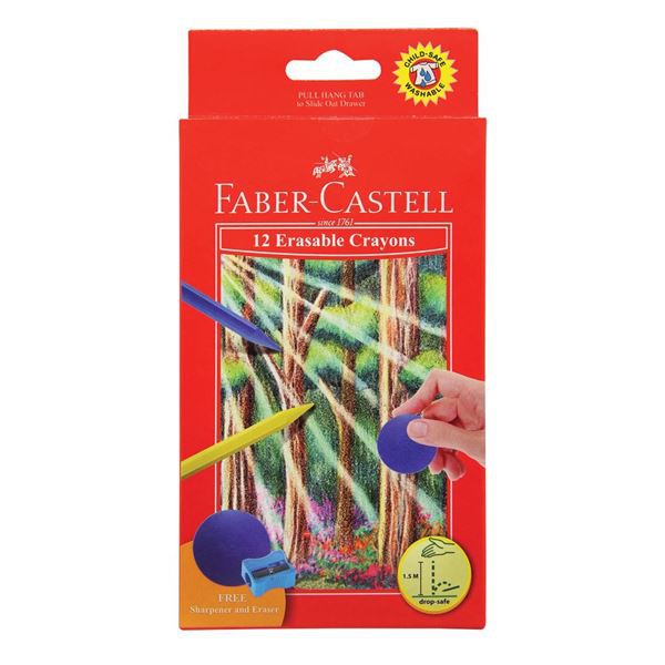 

Erasble Crayon Faber Castell 12