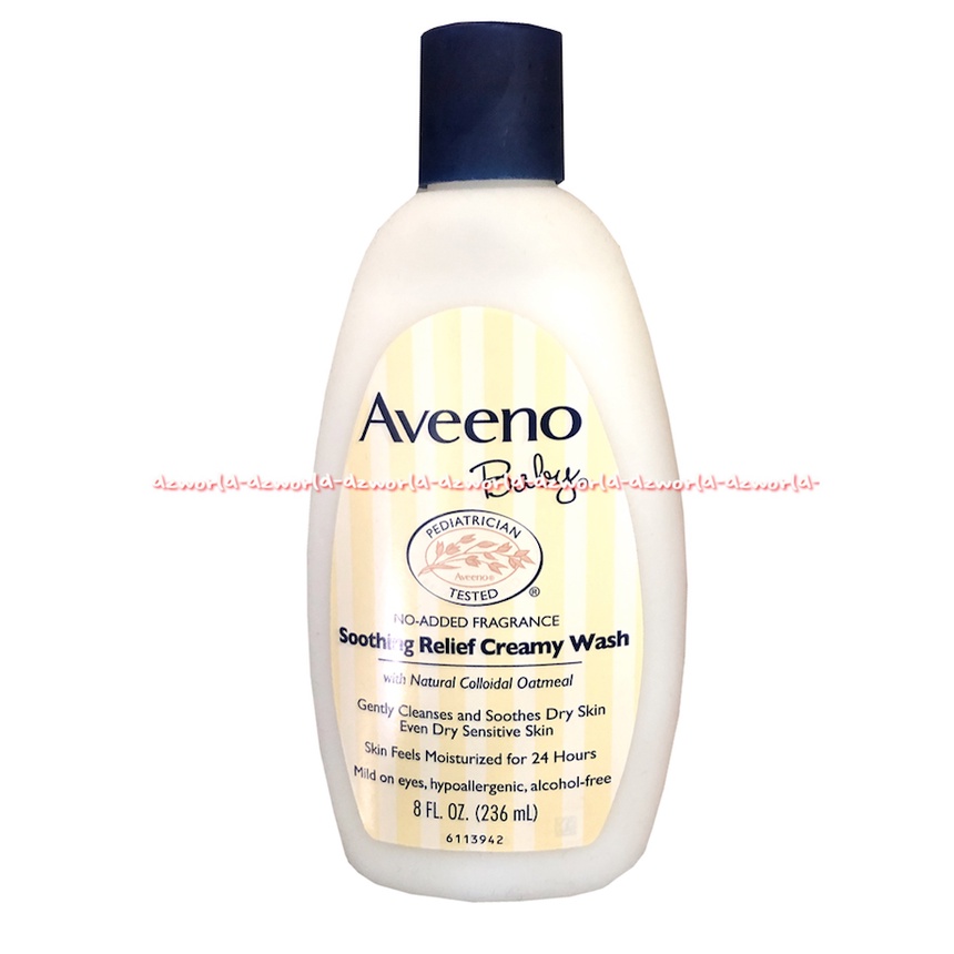 Aveeno Baby Soothing Relief Creamy Wash Oatmeal 236ml Sabun Mandi Aveno Bayi Lembut di Kulit