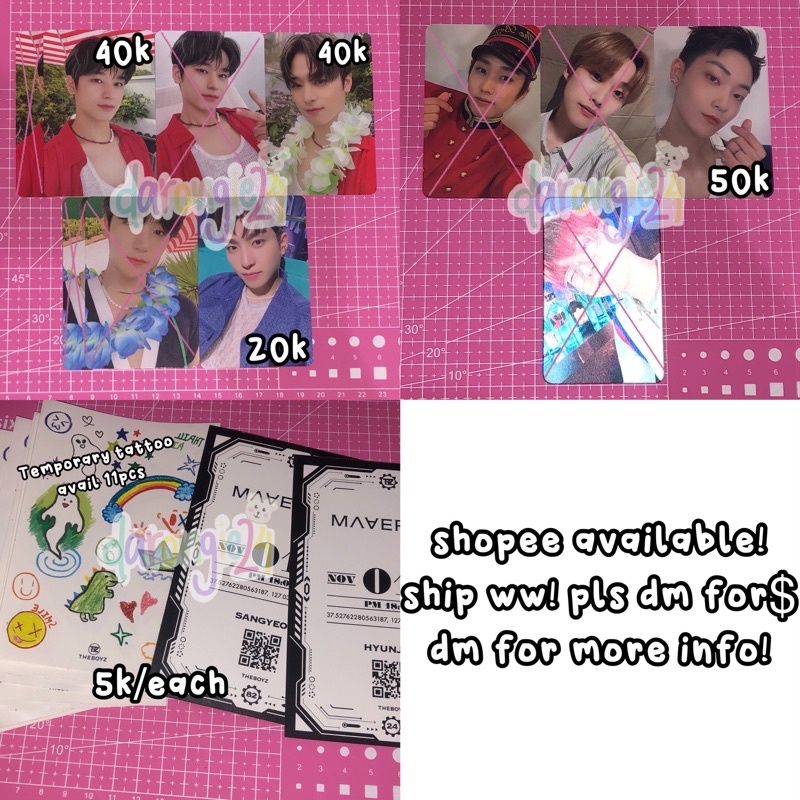 THE BOYZ SANGYEON JACOB HYUNJAE JUYEON KEVIN KYU Q CHANGMIN SUNWOO ERIC THRILL ING THRILL RIDE MAVER