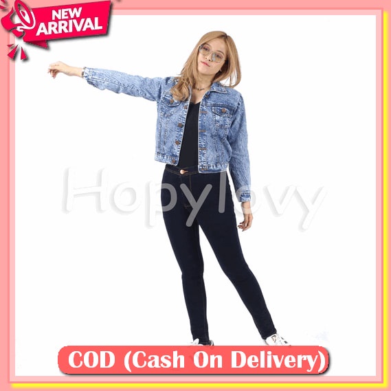 Jaket Denim Wanita Gambar Boneka/Jaket Levis/Jaket Fashion/Jaket Jeans Cewek/Jaket Jeans Wanita/Jake