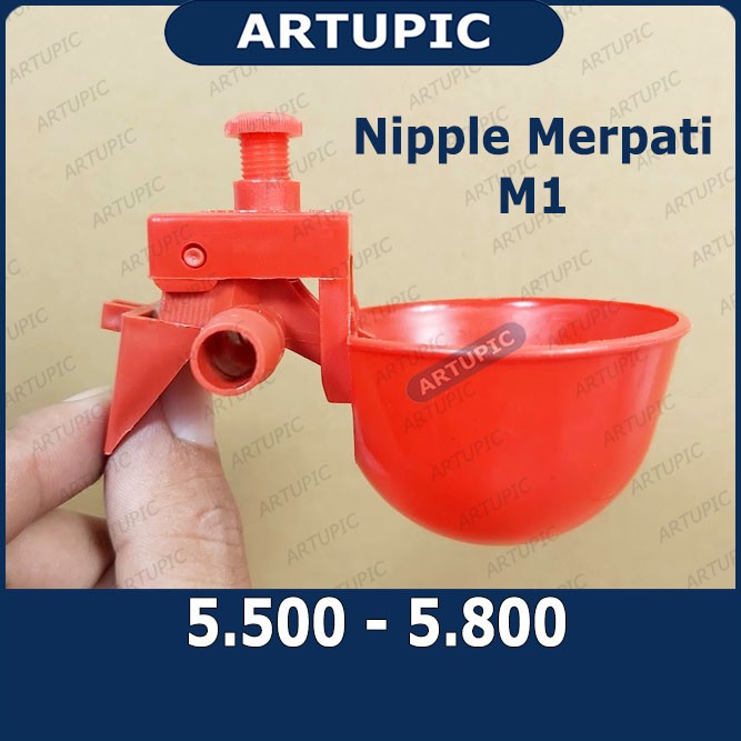 Nipple Merpati M1 Artupic Tempat Alat Botol Minum Burung Merpati