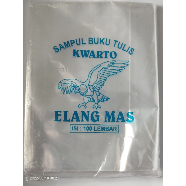 

Sampul buku tulis plastik kwarto elang mas 50 lembar ,100 lembar