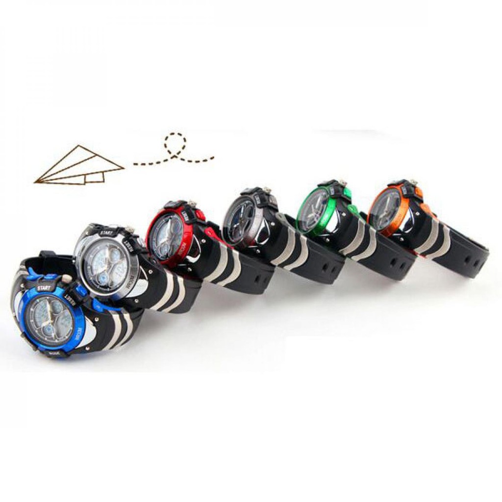 SKMEI Jam Tangan Anak JT 03 Interface Waktu Digital Analog Plus LED Stylish Anak Cowok Waterproof