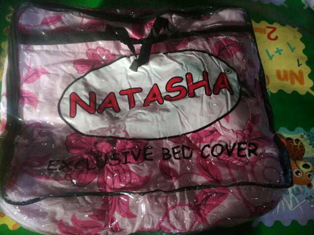 Bedcover Set + Sprei King Uk 180 X 200 Natasha Bedcover