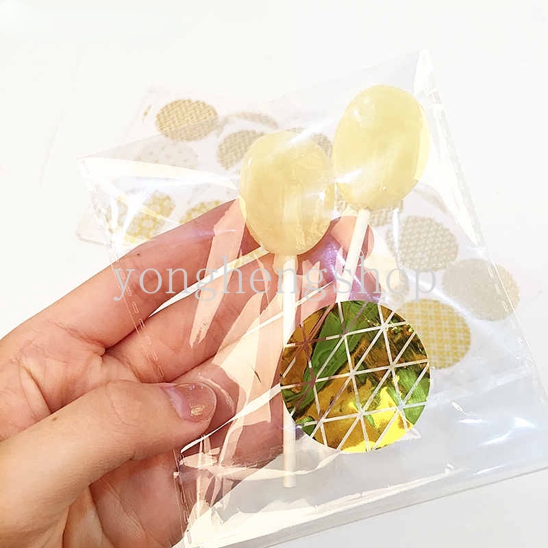 90pcs / lot Stiker Label Segel Kemasan Biskuit / Permen / Hadiah Untuk Pesta Pernikahan