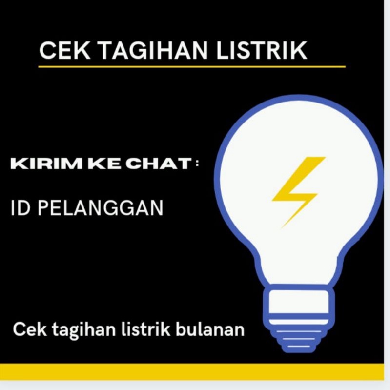 Cek Tagihan Listrik Bulanan