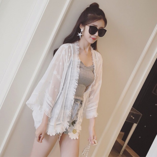 Caroline Cover Up / Outer Bikini / Swimwear Outerwear / Luaran Baju Renang / Cardigan Fashion