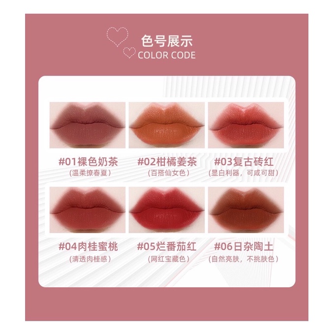 MAFFICK/LIPSTIK lipstik HANASUI MATTE / HANASUI MATTEDORABLE LIPCREAM / LIPCREAM HANASUI