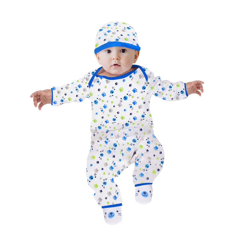 Kiddy Baju Set Bayi / Jumper Bayi Set - Pakaian Bayi Setelan - Jumpsuit Baby Set / 11164