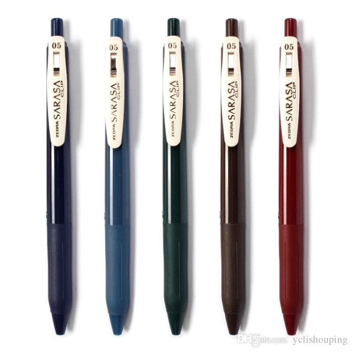 

TERBARU Pulpen Gel Sarasa Clip Vintage Colour Zebra - 0.5 mm - VBGR