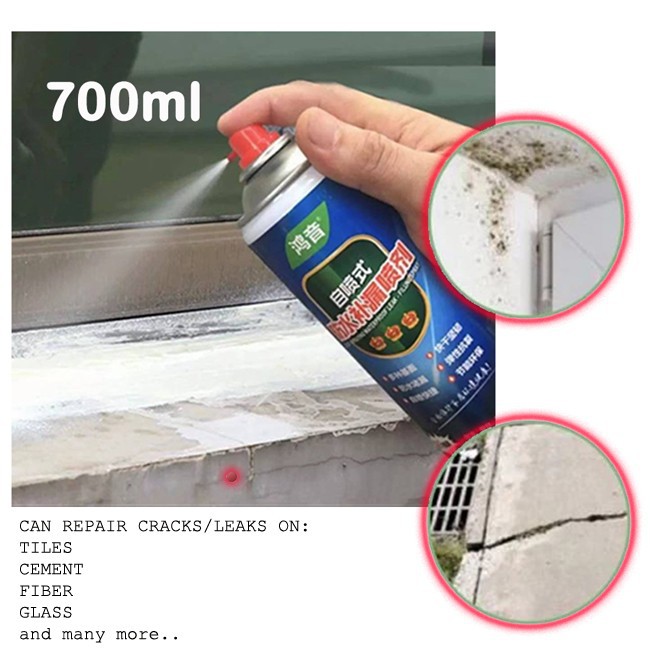 Spray Waterproof Leak Anti Bocor Cat Semprot Dinding Atap Plafon Self Filling Ajaib Tahan Air