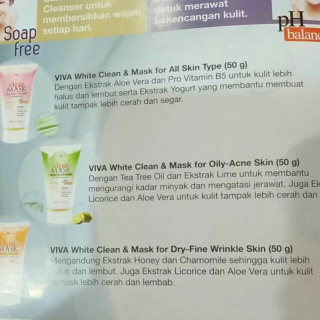 VIVA WHITE PAKET PERAWATAN KULIT BERMINYAK N BERJERAWAT