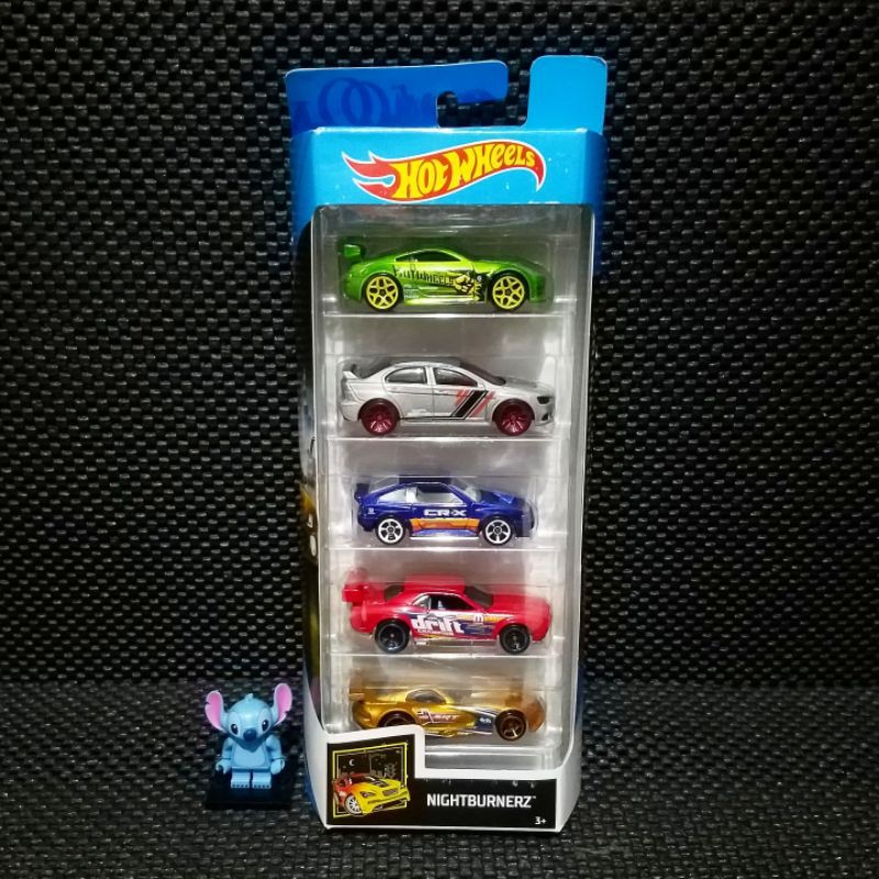 Hot wheels gift pack nightburnerz honda crx lancer evolution