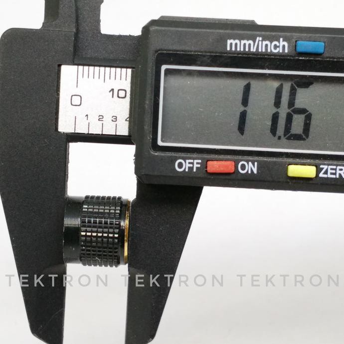 Knob potentio 13mm gold line, alumunium, anodized,knop,potensio tektron22 Murah