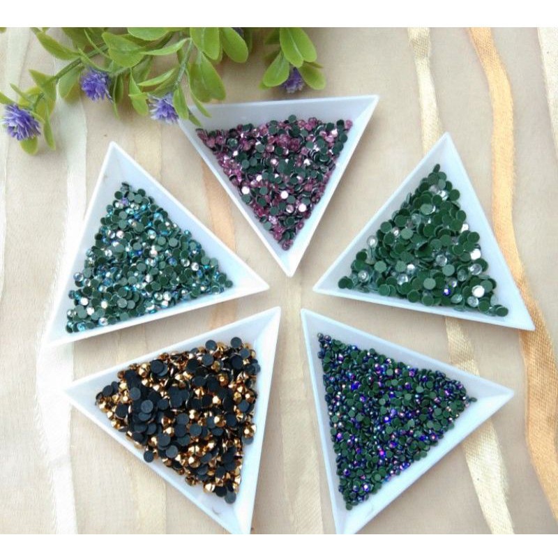 HOTFIX PAYET SWAROVSKI MOTE RHINESTONE BATU GOSOK MUTE HOT FIX